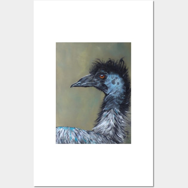 I Know!  I'm Gorgeous!  Funny Emu Wall Art by Krusty